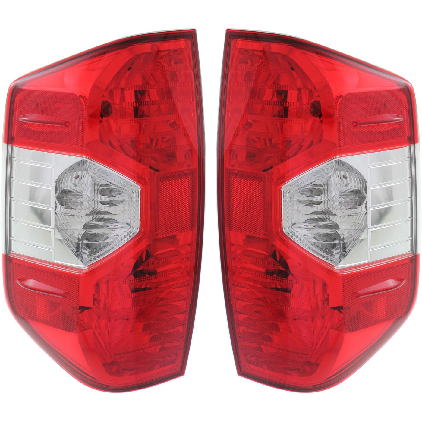 Комплект задних фонарей из 2шт для Toyota Tundra 2014-2021 годов выпуска с лампочками Левого и правого заднего фонаря