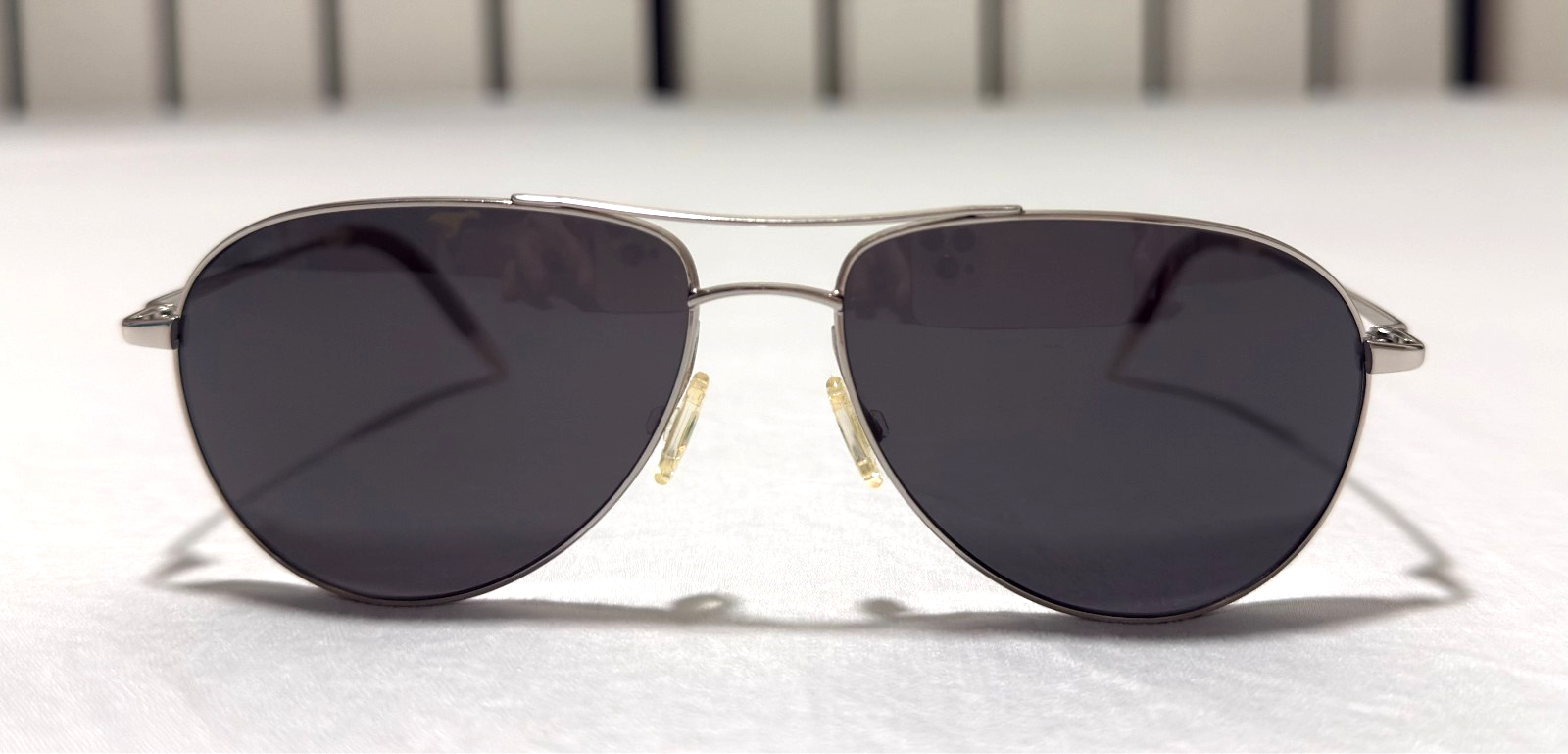 OLIVER PEOPLES - BENEDICT *Silver/Graphite*Polarized*Italy* [No Case][5036K8]