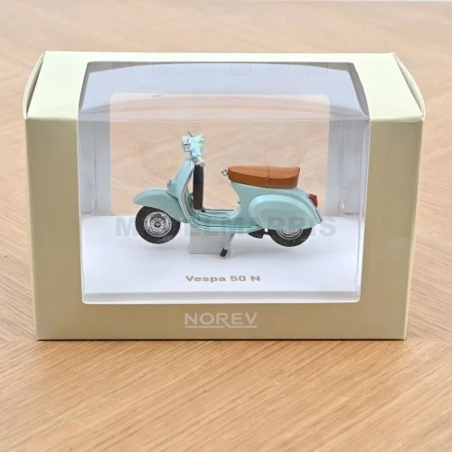 NOREV 182081 Vespa 50 N 1969 Acqua Marina Blue 1/18 - Immagine 3 di 3