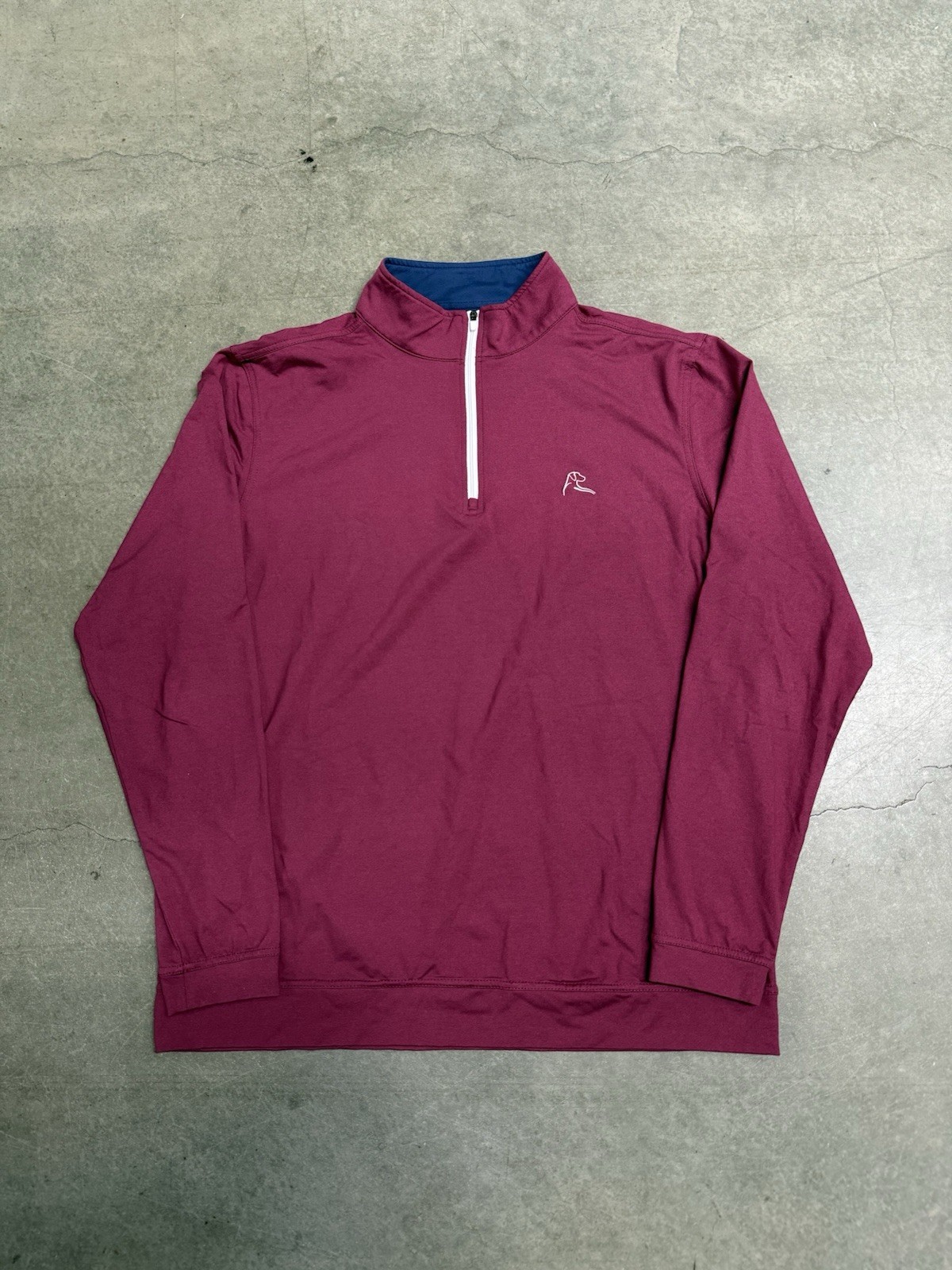 Rhoback Solid Performance Golf 1/4 Q-Zip Pullover… - image 1