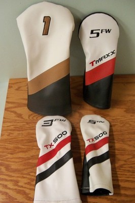 Tour Maxx golf headcover group/lot of 4   driver + 4 wood cover: UGM1    USED