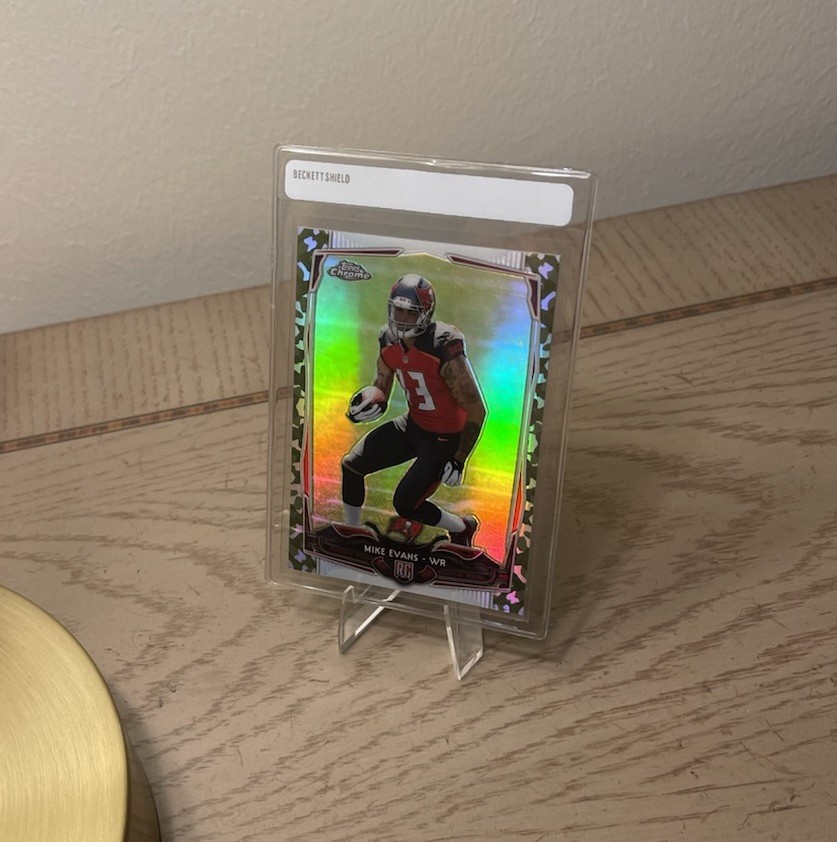 2014 Topps Chrome - Mike Evans #185  Camo Refractor /499 (RC)