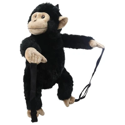 Sac À Dos En Peluche Singe Réglable H 42 Cm - Photo 1/4