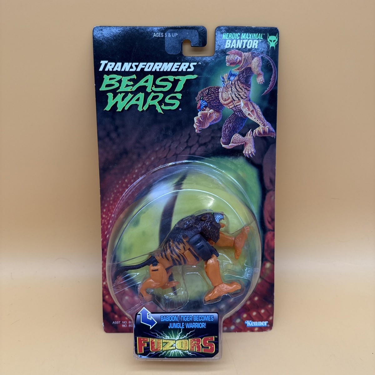 Transformers Beast Wars Fuzors Heroic Maximal Bantor Hasbro 1998
