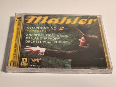 MAHLER: Symphony No.2 in C Minor Resurrection / Litton / Dallas (2 CD Set, 1999)
