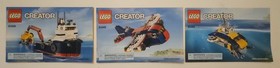 LEGO Creator Manuals #30145 #5763 #5765 #6913 Lot of 8 Instruction Booklets