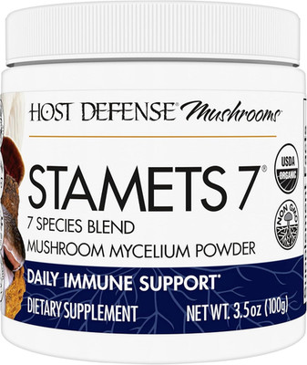 Host Defense Stamets 7 Mushroom Powder - 7 Species Blend - Mushroom Supplement f