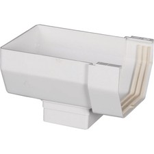 Amerimax 5 In. Contemporary Vinyl White Gutte...