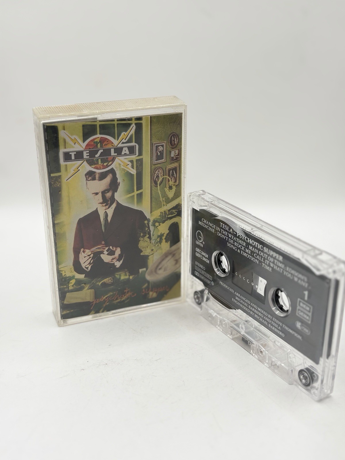 Tesla Psychotic Supper Cassette Tape Album Garden Hard Rock 1991