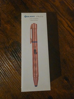 OLIGHT O'Pen 2 CU Light or Write (Limited Edition) Copper Flashlight Pen * NEW!