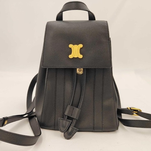 Celine Trionf Rucksack Leather Backpack Vintage Limited Edition Popular Luxury D