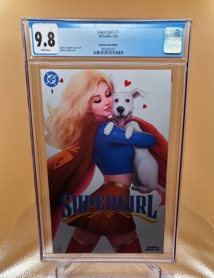 Supergirl #1 Nathan Szerdy Wanted Comix Exclusive CGC 9.8
