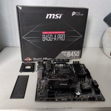 MSI B450-A PRO AM4 AMD B450 ATX Motherboard Ryzen DDR4