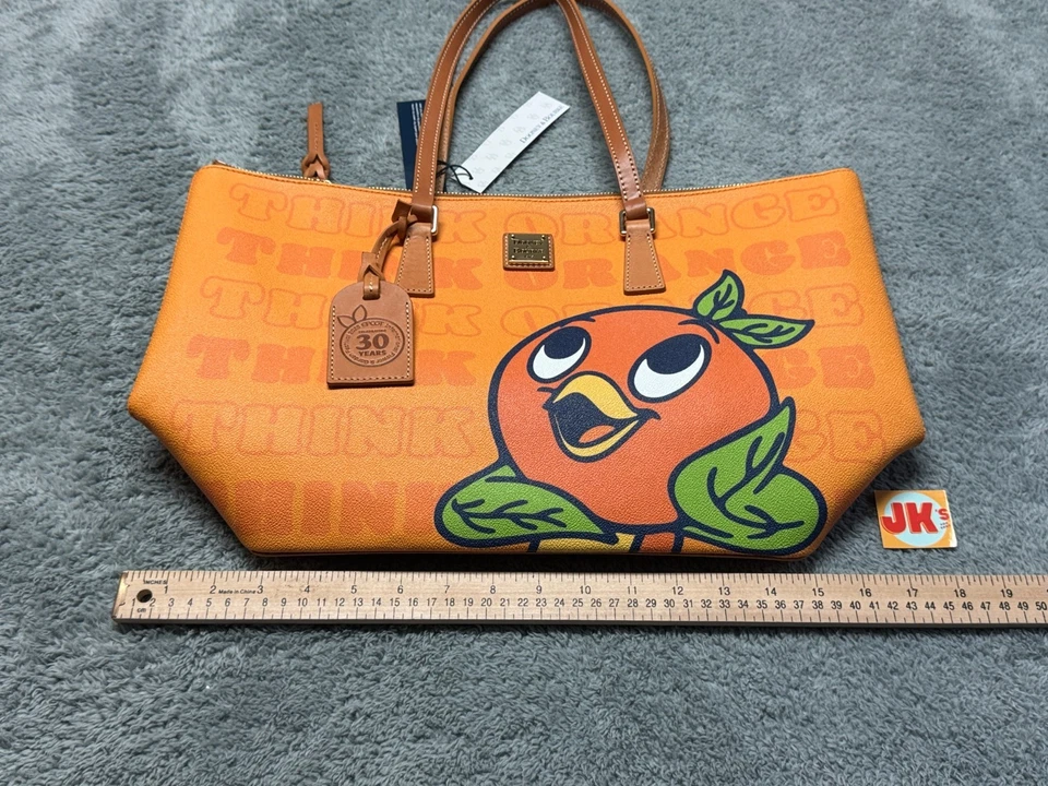 NEW Disney Dooney And Bourke Tote Bag Orange Bird 30th Anniversary Think Parks - Image 2 of 4