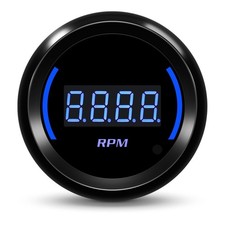 2 Inch 52mm Tachometer 09000 RPM Gauge Blue Digital Tacho Meter 12V Car Auto