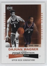 2002 Generations Classics /999 Dajuan Wagner Oscar Robertson #198 Rookie RC HOF