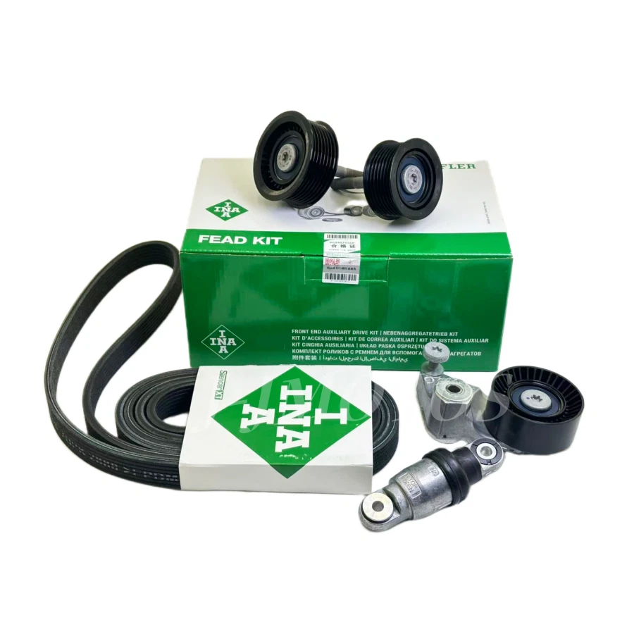 OEM Engine Belt Tensioner Drive Kit For Porsche Cayenne 07-18 4.8 Panamera 4.8 Foto 2 de 4