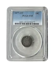 1877-CC Seated Liberty Dime 10C: PCGS F15