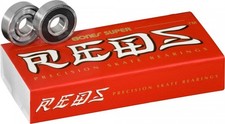 Bones Super REDS Roller Skate Bearings 8mm 16 pack