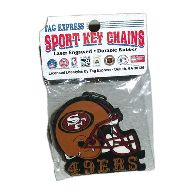 San Francisco 49ers VIntage Keychain Key ring Nfl New