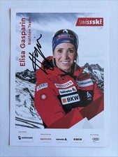 orig. Autogrammkarte Biathlon Elisa Gasparin
