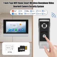 Wireless Video Doorbell Camera With Display WiFi 7 Inch Touch Screen Video NEW