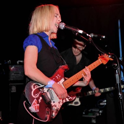 Ritzy Bryan of The Joy Formidable perform stage at Camden Barfly A- Old Photo 14