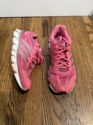 Adidas Womens Powerblaze  C75689 Pink Silver Synthetic Sneakers Shoes Size 7