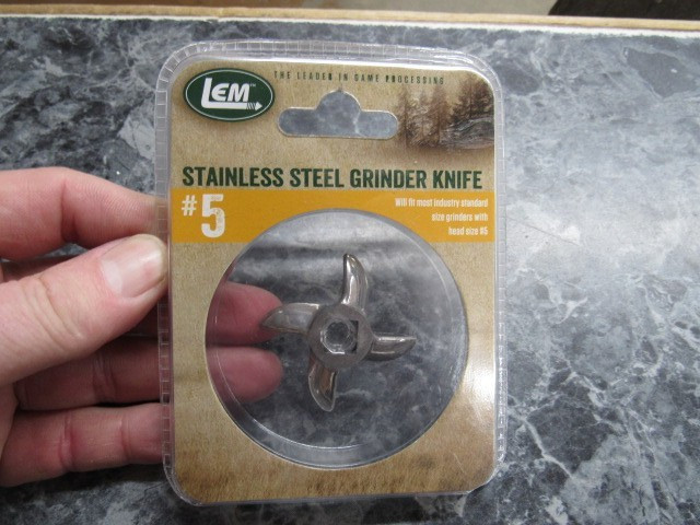 LEM #5 Meat grinder plate disc knife