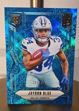 2025 Panini Donruss Elite - Rookies Jaydon Blue #155 Teal Matrix #289/499 (RC)