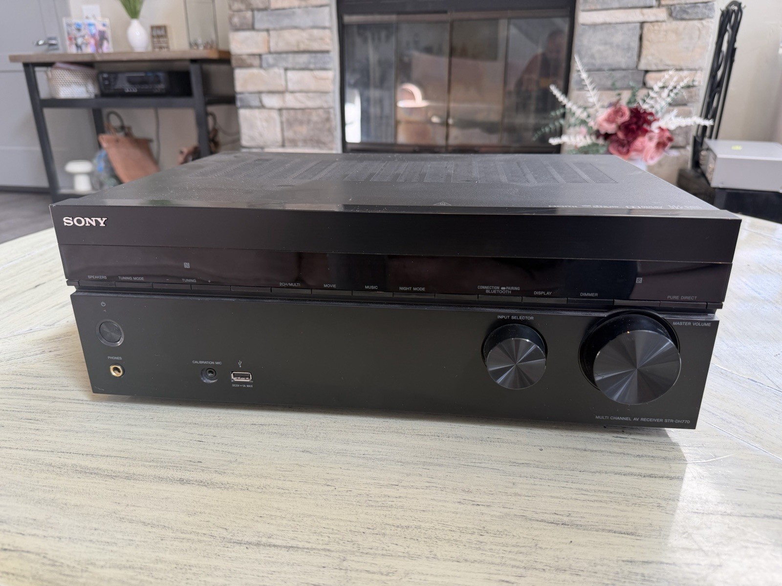 Sony STR-DH770 Multi Channel 7.AV Receiver Home Theater Blue