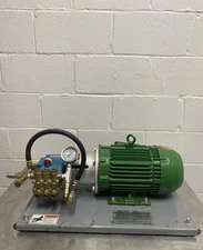 Cat Pumps Triplex Water Pump 3CP1140 W/ Weg Motor Model R00518EG3EL184T-W22