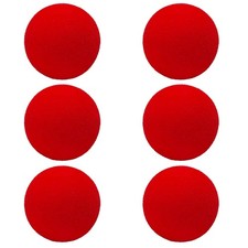 6PCS 42mm Red Golf Foam Balls, EVA Sponge Limited Flight Practice Balls for I...
