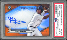 Riley Greene PSA 10 Orange /25 Refractor 2020 Bowman Chrome Prime Signatures