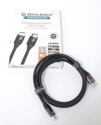 Oehlbach Black Magic Classic Premium HDMI Kabel 62003 1,5m (2)
