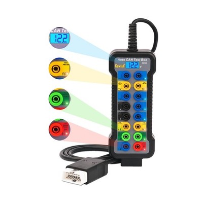OBD2 Breakout Box Auto OBDII Protocol Detector 16-Pin CAN Bus Breakout B...