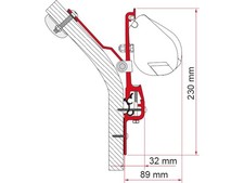 Fiamma Motorhome F35 Adapter Kit Eriba Touring Caravan Awning Mount - 98655Z009