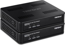 TRENDnet TMO-313C2K,2.5Gbps Ethernet over Coax Adapter 2-Pack 