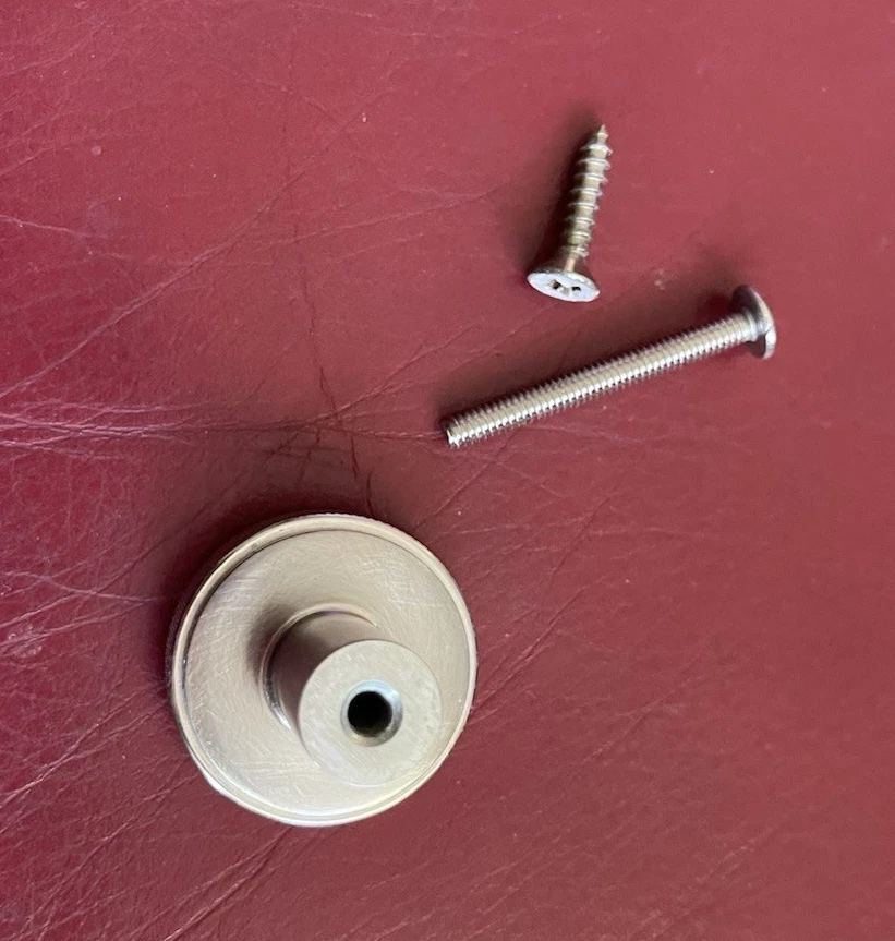 TOTALMENTE NUEVO Restauración Hardware Lambeth Pulido Níquel Perilla 1.25" Foto 3 de 3