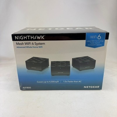 NETGEAR Nighthawk Wi-Fi 6 System - Pack of 3 Brand New Sealed