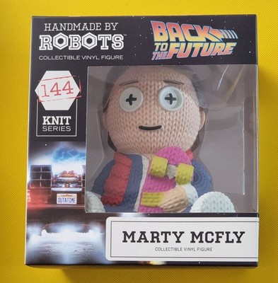 Zurück in die Zukunft 2er Pack Marty McFly und Doc Emmett Brown Handmade by Robots