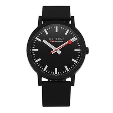 Image of MONDAINE MS1.41120.RB 41mm Black Men's Watch