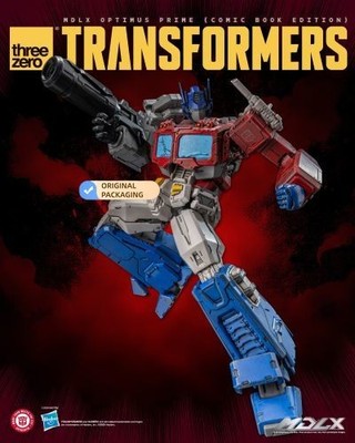 threezero MDLX Transformers Optimus Prime Comic Book Edition