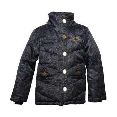 Rocawear, Daunenjacke, Unisex (Kinder), Größe: 164, Schwarz/Mehrfarbig #3FZ