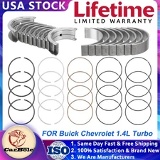 Main Rod Bearing and Piston Rings for 2011-15 Buick Chevrolet Cruze Encore 1.4T