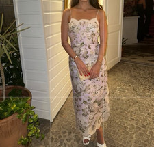 BNWT ZIMMERMANN ACACIA SCALLOP MIDI DRESS size 0