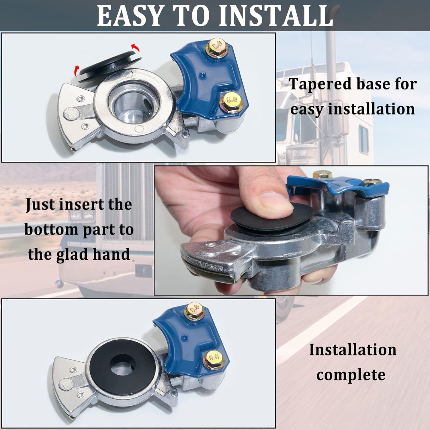 20pcs Glad Hand Rubber Seals - Durable Gaskets for Reliable Truck Performance