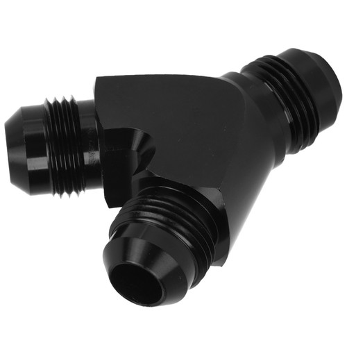 Coupler Union Fitting Splitter Black Anodized Coating Leak Proof Y Adapter - Picture 2 of 12