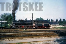 35mm Slide CFR Romania Railways Steam Loco 50 608 1971 Original Romanian