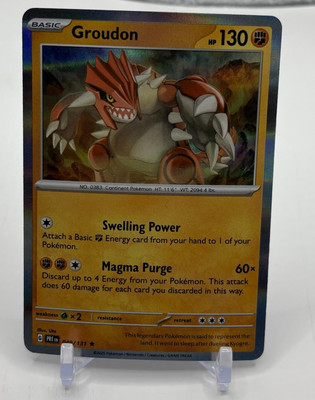 pokemon trading card game groudon Pokemon GROUDON - Holo - XY52 - BLACK STAR PROMO